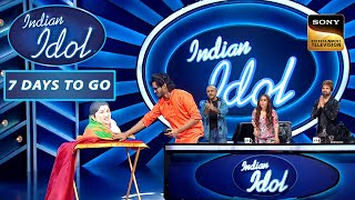 इस Contestant ने 6 महीने लगाकर बनाई Lata जी की मूर्ति  Indian Idol Season 13  7 Days To Go [upl. by Gillan]