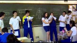 2º ano CVP cantando The Mysterious Ticking Noise [upl. by Jessalin]