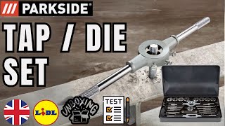 TAP  DIE SET Parkside UK ENGLISH LIDL [upl. by Nekal]