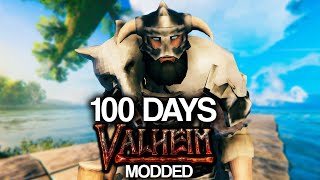 I Spent 100 Days in Modded Valheim and Heres What Happened [upl. by Zorine]