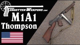 The Iconic American WW2 Thompson the M1A1 [upl. by Lilas]