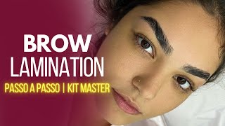 BROW LAMINATION PASSO A PASSO COMPLETO  KIT MASTER  Eyebrows Shapes  Eyebrow Threading [upl. by Retsbew]