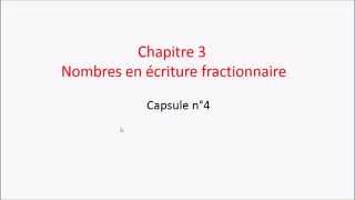 Niveau 5ème  F4  Fraction et graduation [upl. by Moina]