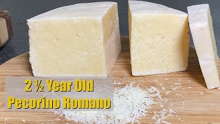 2 ½ Year Old Pecorino Romano Taste Test [upl. by Onaicram60]