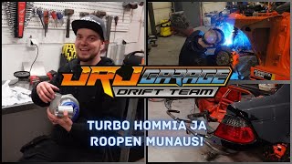 TURBO HOMMIA PUTKEA PERÄÄN JA SIT ROOPE MOKAS  JRJgarage Offseason 2324 Ep6 [upl. by Lukasz]