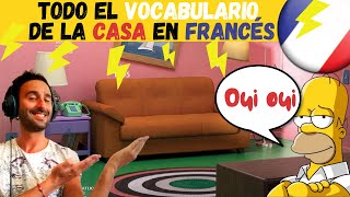 Vocabulario de la casa en francés partes de la casa los muebles y objetos tipos de alojamiento [upl. by Jemmie]