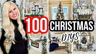 TOP 100 CHRISTMAS DECORATING IDEAS EASY DIY HOLIDAY DECOR On a BUDGET [upl. by Rriocard]