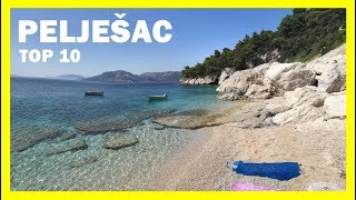 Pelješac Beaches Croatia 2018 TOP 10 [upl. by Bettzel]