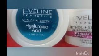 eveline day night cream hyaluronic Retinol nightcream hyaluronicacid retinolfacecream daycream [upl. by Emlin]