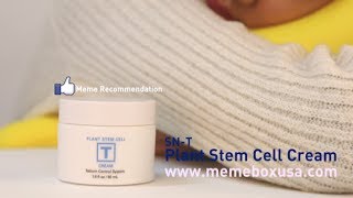 MEMEBOX미미박스 memes Pick SNT Plant Stem Cell Cream [upl. by Orgel]