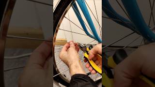 How to temporarily Fix a Broken Spoke bikehack [upl. by Rednal]