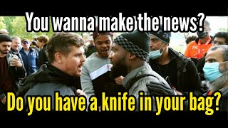 quotYou wanna make the newsquot  Thug Islam  Bob  Speakers Corner [upl. by Ranite]