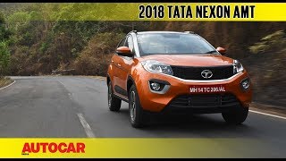 Tata Nexon AMT automatic  First Drive Review  Autocar India [upl. by Aisek]