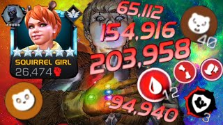 6 Star Rank 5 Squirrel Girl is Nuts [upl. by Anikal]