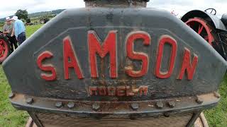 1920 Samson ModelM 45 Litre 4Cyl Allfuel Tractor 29HP Old Timer Tractor Rally [upl. by Elrahc924]