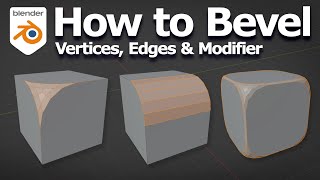 How to create bevel in Blender with shortcuts [upl. by Sennahoj654]