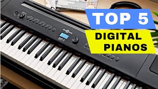 Top 5 Best Digital Piano 2024  Weighted Digital Keyboard Best Beginner Keyboard Music All Budget [upl. by Whitver]