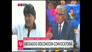 07102024 WILFREDO CHAVEZ EVO ES CITADO A DECLARAR ABOGADOS DESCONOCEN CONVOCATORIA UNITEL [upl. by Demmahom]