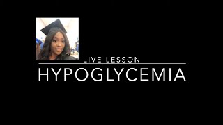 Hypoglycemia in Nursing [upl. by Herrle786]