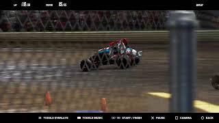 World Of Outlaws Dirt Racing ASCS Elite Non Wing Sprint Cars Race 1 Volusia [upl. by Grosmark276]