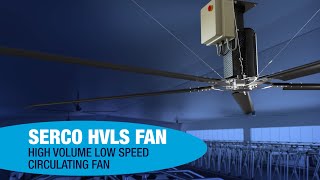 Serco HVLS fan [upl. by Anerev]