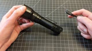 How to Charge a Tactical Flashlight [upl. by Viviyan]