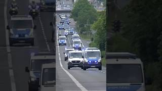 XXL VIP Kolonne ● Selenskyj besucht Aachen zum Karlspreis 🚨🚓 einsatzfahrt Polizei selenskyj [upl. by Thurmond]