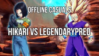 HIKARI VS LEGENDARYPRED  OFFLINE  DBFZ [upl. by Arorua]