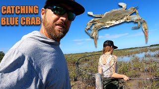 Catching Blue Crabs in the Mud Florida Keys Living [upl. by Shiau]