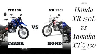 Honda XR150L vs Yamaha XTZ 150 Which one do you choose [upl. by Enitselec]