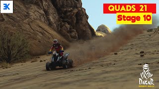 Dakar Desert Rally  2021 Quads Low Rider Stage 10 [upl. by Bathsheb]