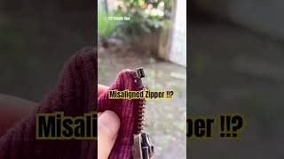 Misaligned Zippers  Simple Tips tips music viralshorts [upl. by Resaec130]