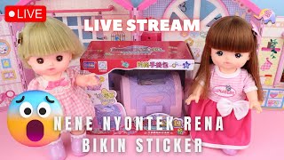 Live NENE NYONTEK RENA BUAT STICKER  GODUPLO TV [upl. by Htebiram]