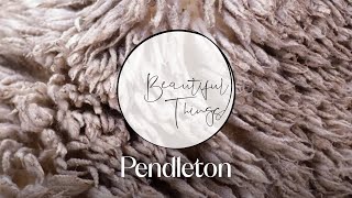 Inside Pendleton American Made Blankets I Beautiful Things I HB [upl. by Marras]