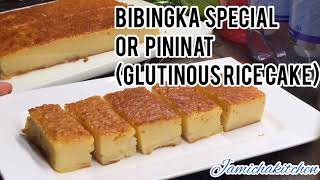 Glutinous Rice Cake  Bibingkang Malagkit English Subtitle [upl. by Efar]