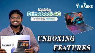 Prime book 4G with prime OS unboxing and features Dushyanth Tsharks tech [upl. by Ahser]