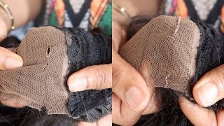 HOW TO FIX A RIPPED LACE WIG [upl. by Woothen131]