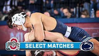 Select Matches Ohio State at Penn State  Big Ten Wrestling  222024 [upl. by Aiuqes745]