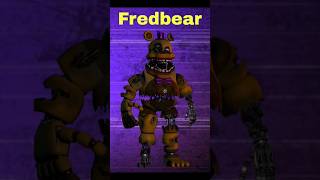 Fredbears family dîner version withered fnaf fivenightsatfreddys video short [upl. by Santos911]