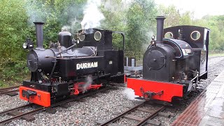 Apedale Valley Light Railway  Steam Gala 2021  Apedale Heritage Centre Station [upl. by Micky425]