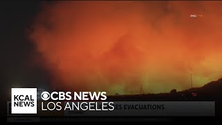 Post Fire in Gorman explodes to 10505 acres 1200 people remain evacuated [upl. by Suckram957]