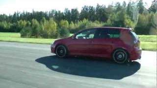 Volvo S40 T4 Autotech 420hp vs VW Golf R32 Turbo 400hp [upl. by Stav]