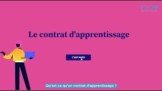 Les contrats dalternance  Le contrat dapprentissage [upl. by Deelaw]