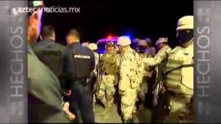 Militares agreden a policías municipales de Tijuana [upl. by Haggerty943]