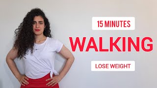 1 MILE WALKING IN 15 MIN AT HOME WORKOUT FOR YOURSELF HEALTHY [upl. by Dleifyar331]