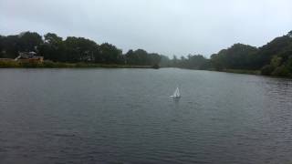 Test of 2 HydroPro Affinity RG65 RC sailboats made autonomous [upl. by Natica]