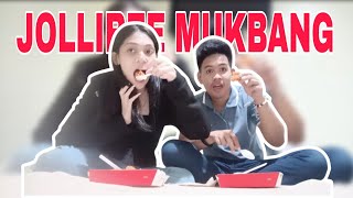 JOLLIBEE Spicy Chickenjoy MUKBANG [upl. by Leidba]