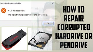 The file or directory is corrupted and unreadable  Hard Drive is not accessible itsupport [upl. by Paulie]