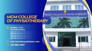 MGM College of Physiotherapy  Mumbai  Physiotherapy Colleges in Maharashtra [upl. by Yenffad]