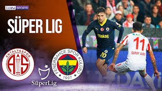 Antalyaspor vs Fenerbahce  SÜPERLIG  020324  beIN SPORTS USA [upl. by Eittod788]